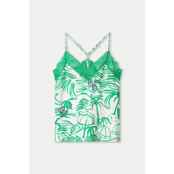 Pom Amsterdam - Groen | Dames | Top | Groen | 46 | regular | Kamst mode
