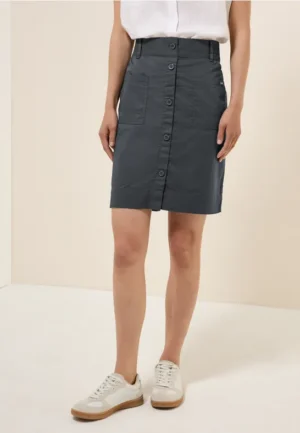 Papertouch rok met knopen