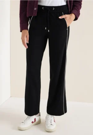 Wide Legs broek met tape