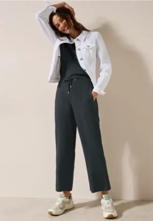 Wide Legs gestructureerde broek