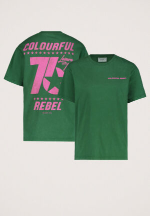 Colourful Rebel Acid Wash T-shirt