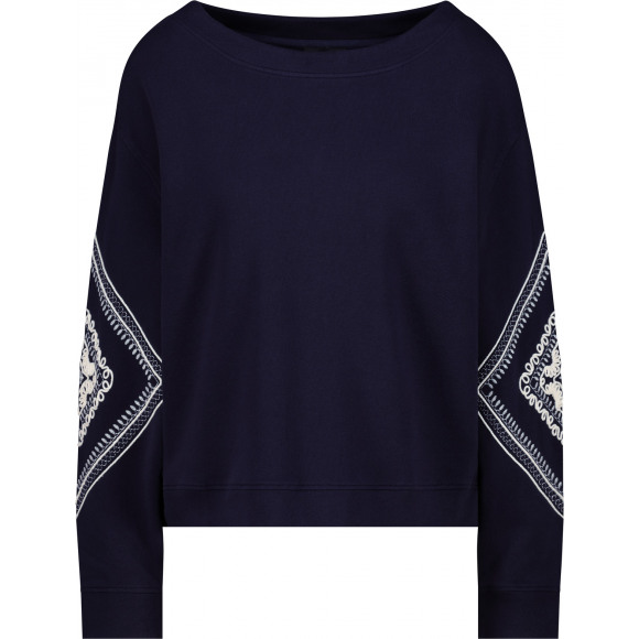 Monari - Blauw | unisex | Trui | Blauw | 42 | regular | Kamst mode