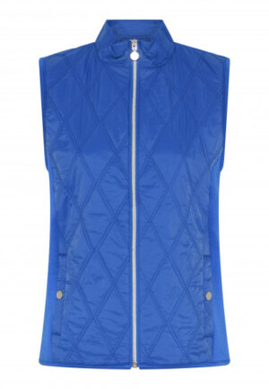 micha - Blauw | Dames | Gilet | Blauw | XL | regular | Kamst mode