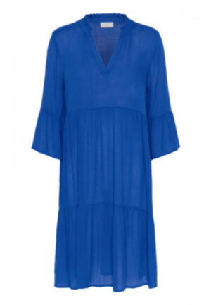 Kaffe - Blauw | unisex | Jurk | Blauw | 46 | regular | Kamst mode