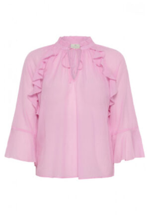 Kaffe - Roze | unisex | Blouse | Roze | 42 | regular | Kamst mode