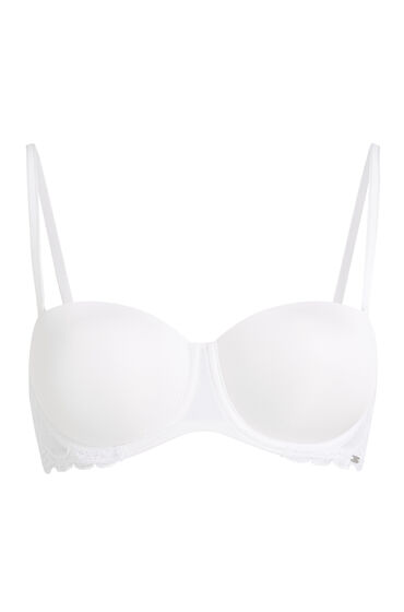 Hunkemöller Voorgevormde strapless beugel bh Angie Wit - Afbeelding 2