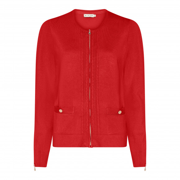micha - Rood | Dames | Vest | Rood | XL | regular | Kamst mode