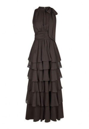 Neo noir - Bruin | Dames | Jurk | Bruin | 36 | regular | Kamst mode