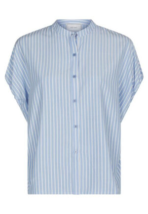 Neo noir - Blauw | Dames | Blouse | Blauw | 44 | regular | Kamst mode