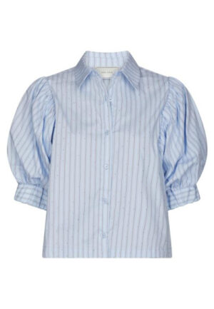 Neo noir - Blauw | Dames | Blouse | Blauw | 42 | regular | Kamst mode