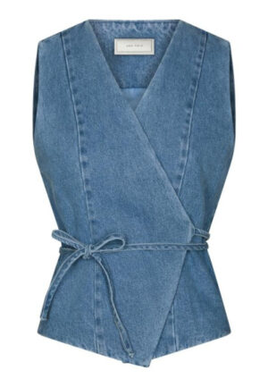 Neo noir - Blauw | Dames | Gilet | Blauw | 44 | regular | Kamst mode