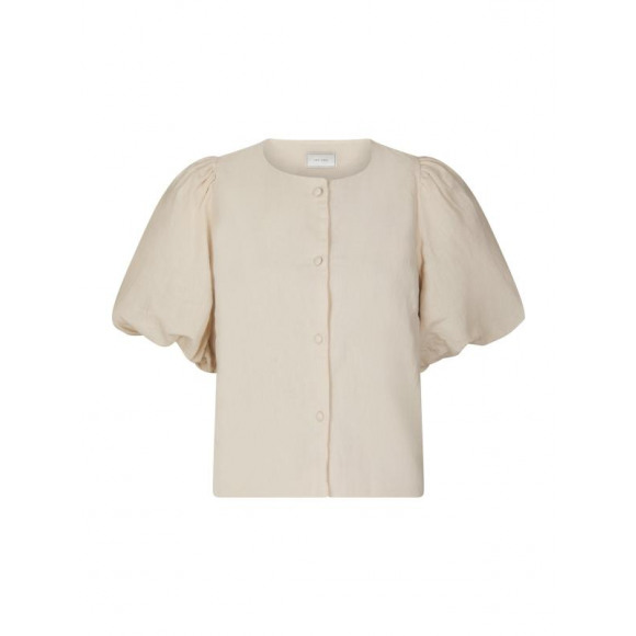 Neo noir - Beige | Dames | Blouse | Beige | 44 | regular | Kamst mode