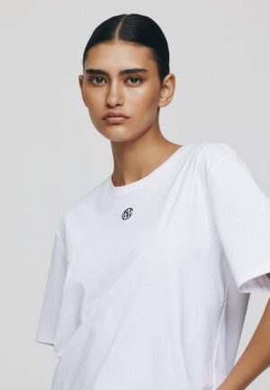 Msch Copenhagen Mschmelea Icon Tee T-shirts B White Black