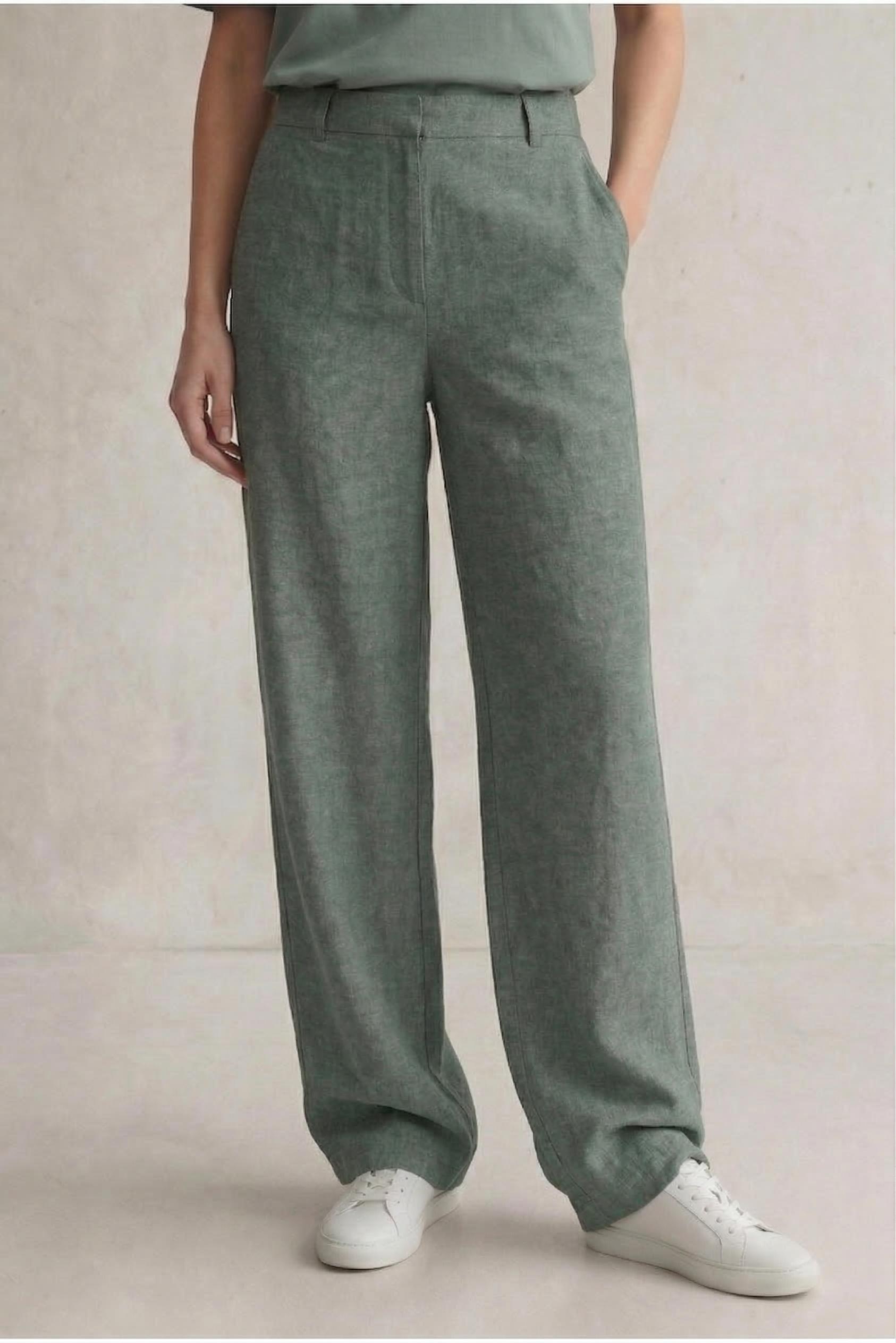 Msch Copenhagen Mschpennie Ginia Hw Pants 18897 Broek Laurel W Mel