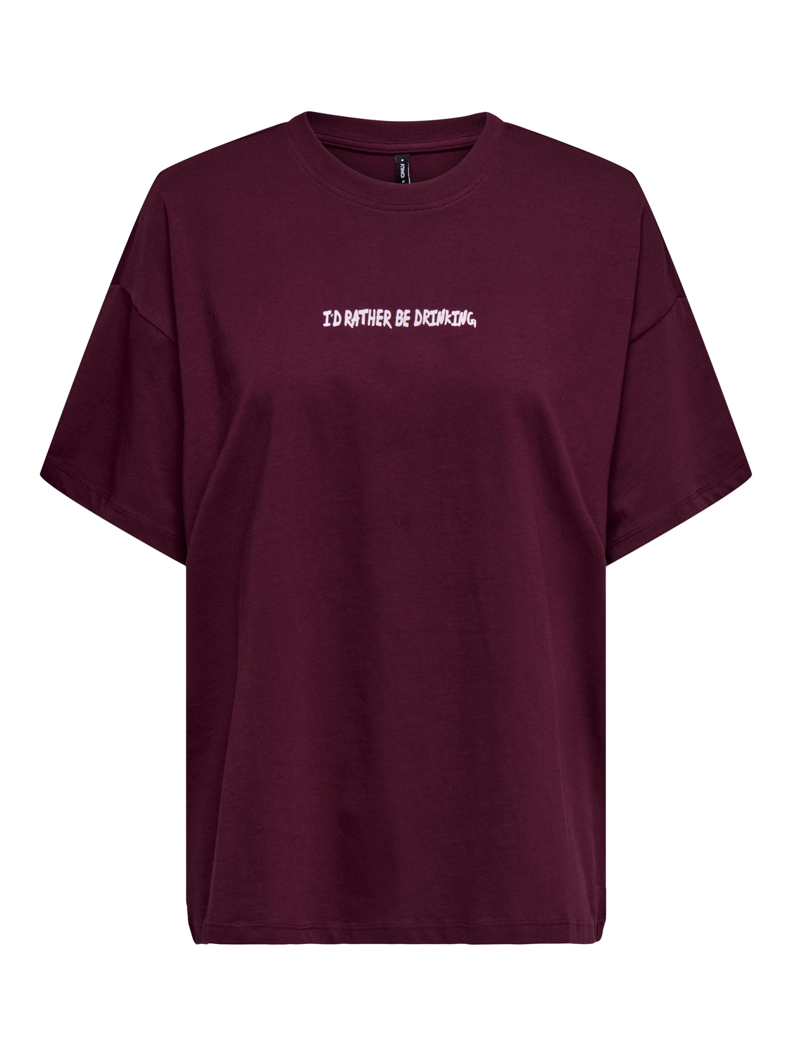 Only Onlvivvi Life S/s Lovely Top Jrs T-shirts Zinfandel The Shop