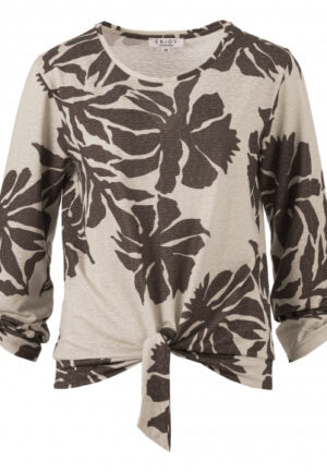 Enjoy - Bruin | Dames | Top | Bruin | M | regular | Kamst mode