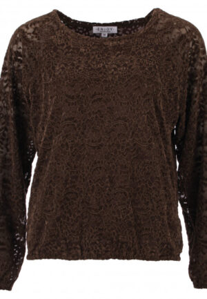 Enjoy - Bruin | Dames | Top | Bruin | XL | regular | Kamst mode