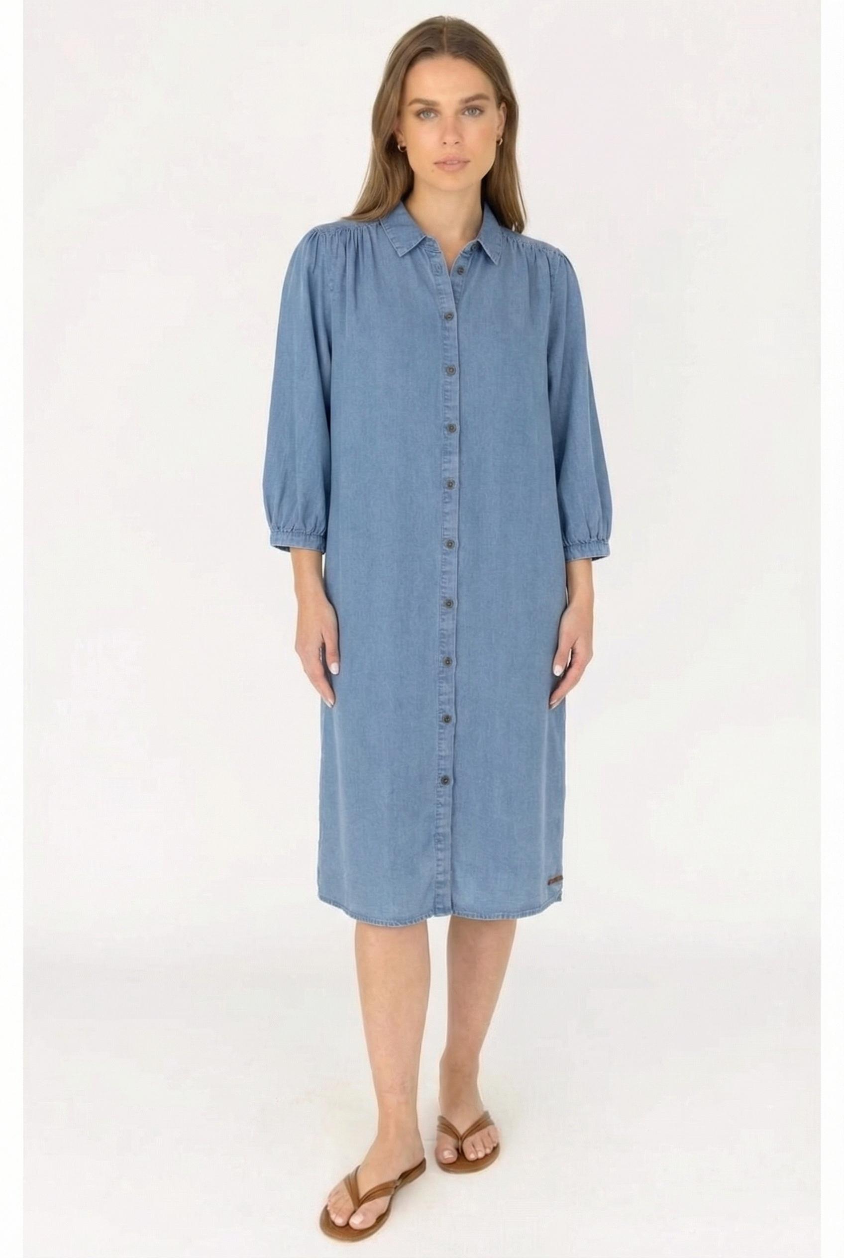 Moscow 119-06-joryn Jurk 210-1 Denim Solid