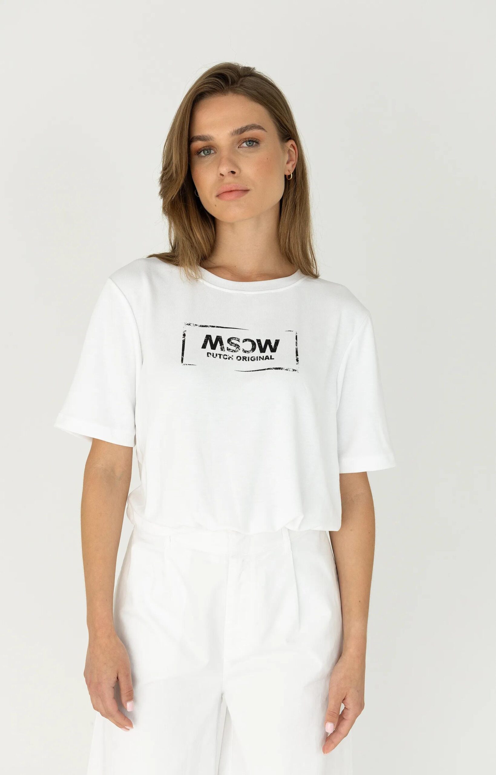 Moscow 52-04-cutlure T-shirt Korte Mouw 300-1 White Solid