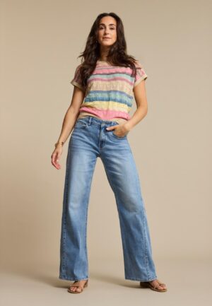 Red Button Claudette Slanted Seam Srb4907 Regular Fit Lightblue-l33