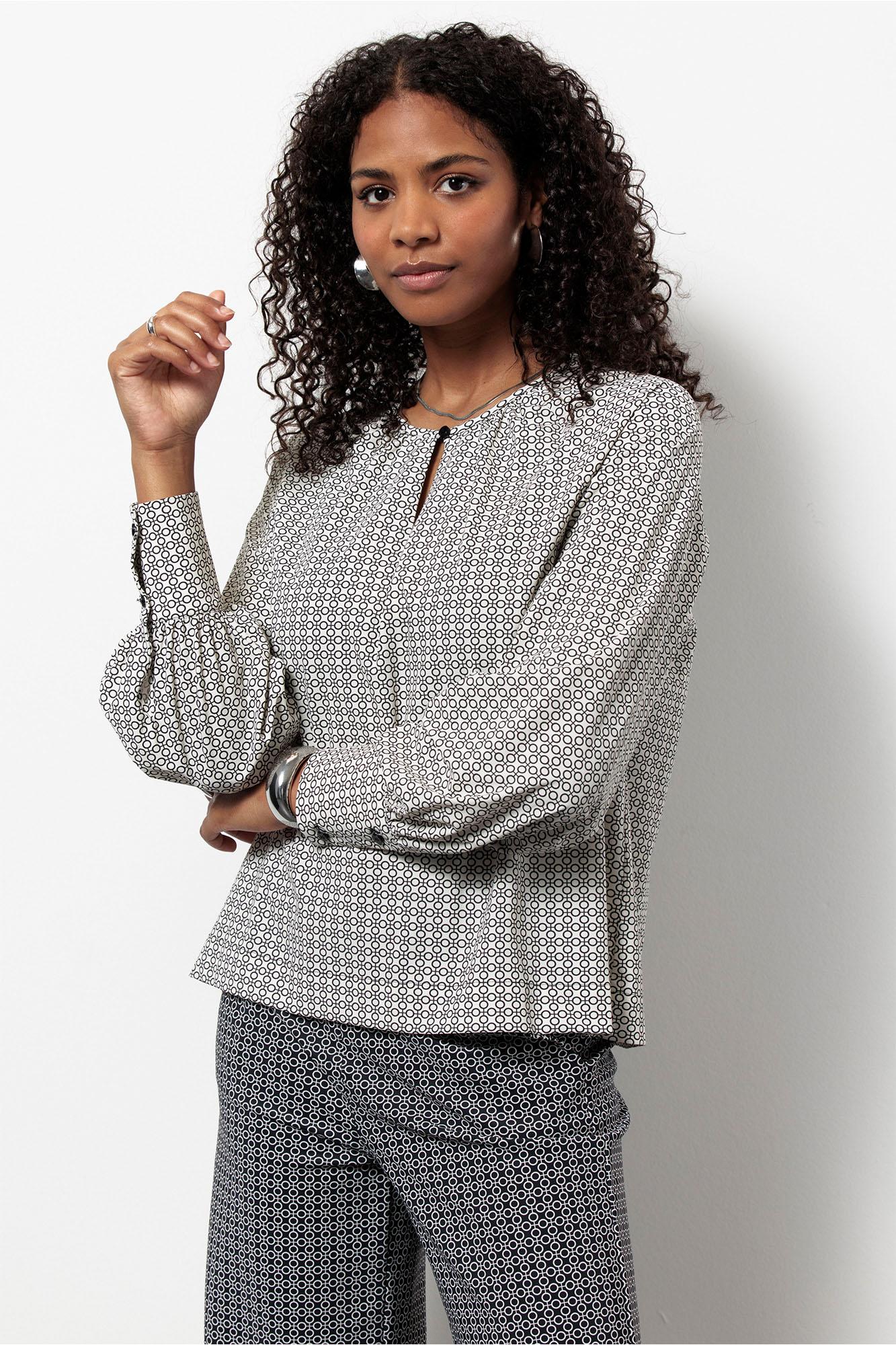 Studio Anneloes Charleze Circle Blouse 13423 Blouse 1490 Kit/black