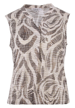Enjoy - Bruin | Dames | Top | Bruin | M | regular | Kamst mode