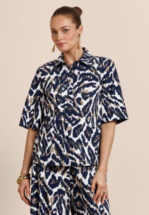 Studio Anneloes Bobby Leopard Blouse 13639 Blouse 9997 Multi Color