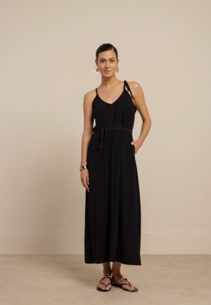 Studio Anneloes Carise Dress 13817 Lange Jurken 9000 Black