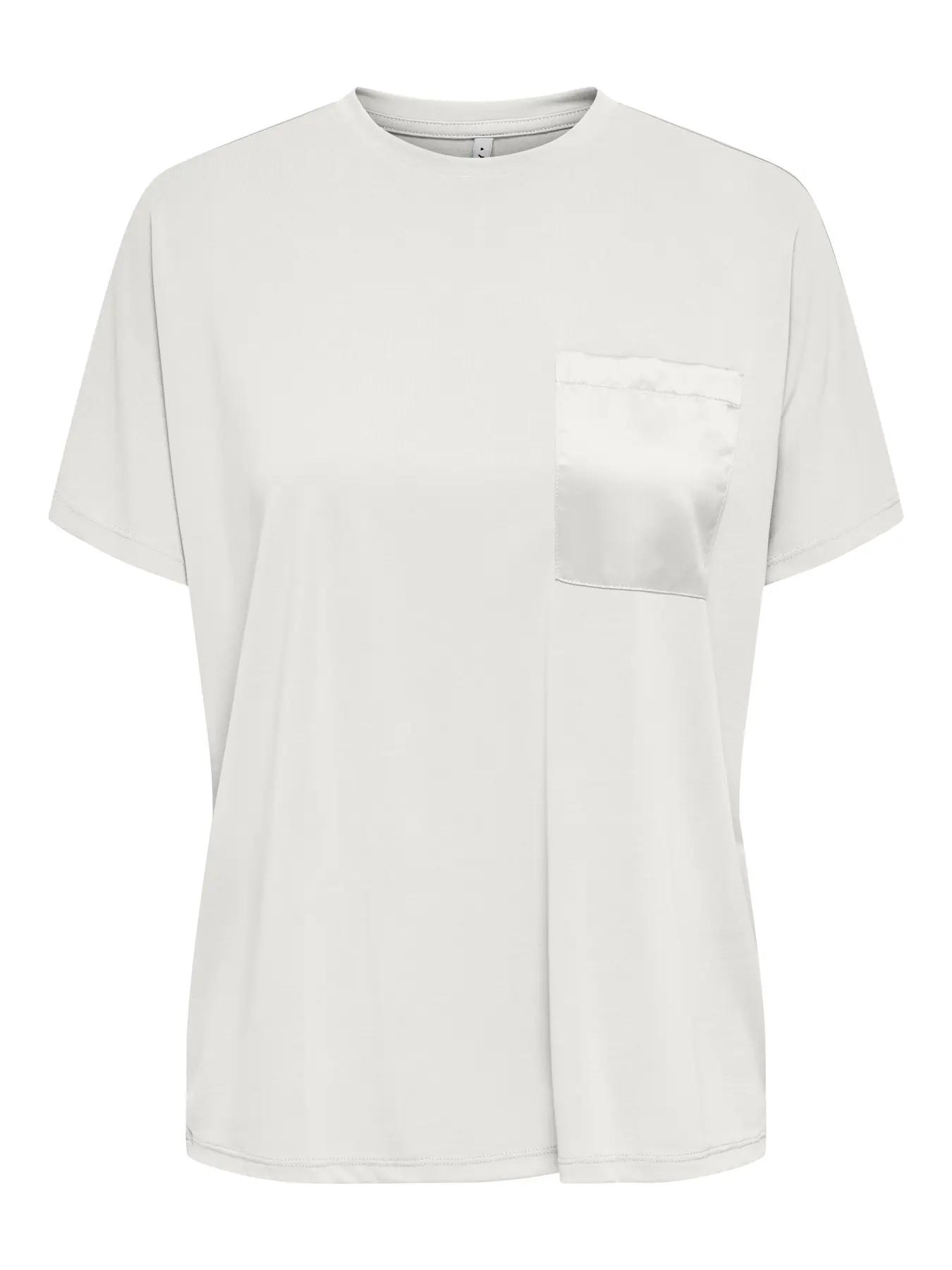 Only Onlfree S/s Pocket Top Jrs Tops En Singlets Cloud Dancer