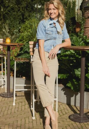 Red Button Relax Jog Colour Srb4792 Broek Pebble