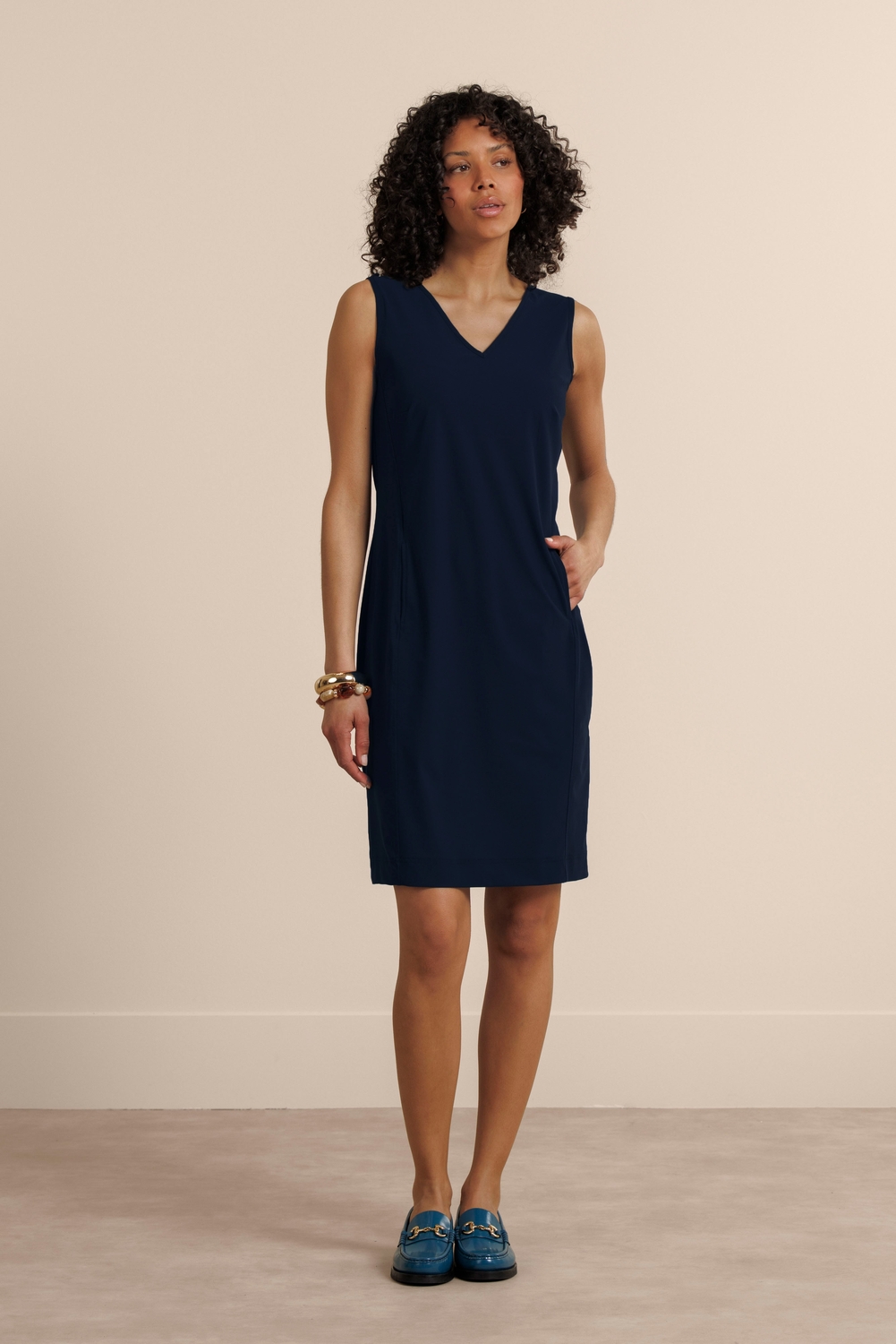 Studio Anneloes Silvie Sls Dress 14002 Jurk 6900 Dark Blue