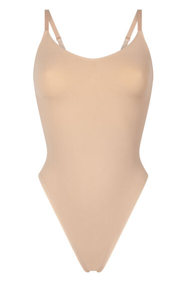 Hunkemöller Naadloze corrigerend hoog uitgesneden body Beige - Afbeelding 2