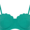 Hunkemöller Voorgevormde beugel bikinitop Scallop Cup E + Groen - Afbeelding 2