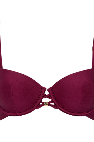 Hunkemöller Voorgevormde bikinitop met beugel Marrakech Rood - Afbeelding 2