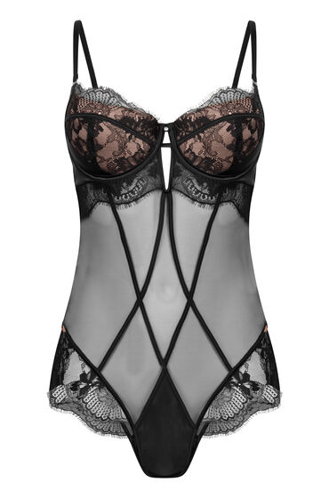 Hunkemöller Body Tiah Zwart - Afbeelding 2