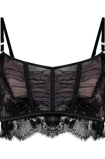 Hunkemöller Niet-voorgevormde longline beugel bh Cynthia Zwart - Afbeelding 2