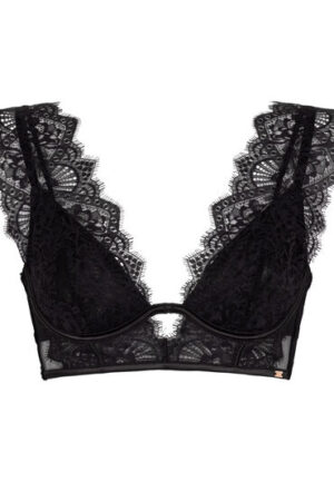Alternative view of Hunkemöller Niet-voorgevormde longline beugel bh Zoe Zwart