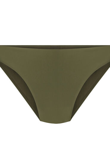 Hunkemöller Hoog uitgesneden Bikinibroekje Luna Groen - Afbeelding 2