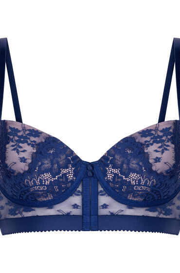 Hunkemöller Voorgevormde longline beugel bh Lou Blauw - Afbeelding 2