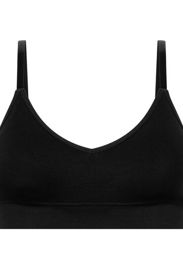 Hunkemöller Triangelbralette Dide Zwart - Afbeelding 2