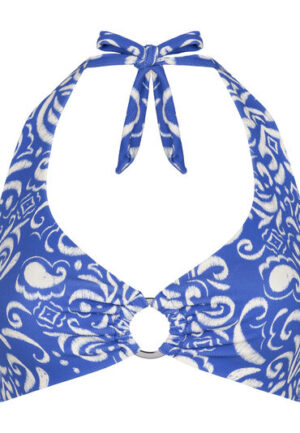 Alternative view of Hunkemöller Cancun Halter Crop Top Blauw