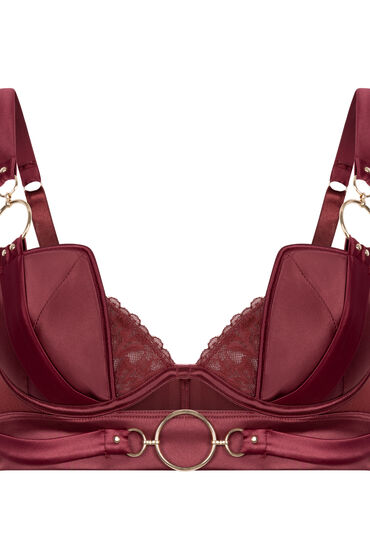 Hunkemöller Voorgevormde longline beugel bh Marjolein Rood - Afbeelding 2