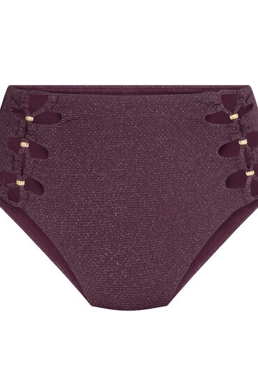 Hunkemöller High Waisted Bikinibroekje Panama Paars - Afbeelding 2