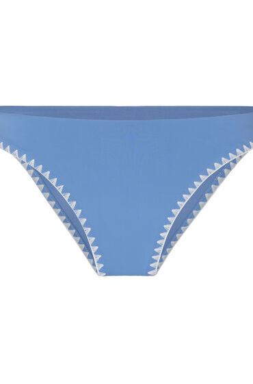 Hunkemöller Hoog uitgesneden bikinibroekje Joburg Blauw - Afbeelding 2