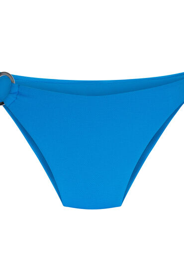 Hunkemöller Hoog uitgesneden bikinibroekje Porto Blauw - Afbeelding 2