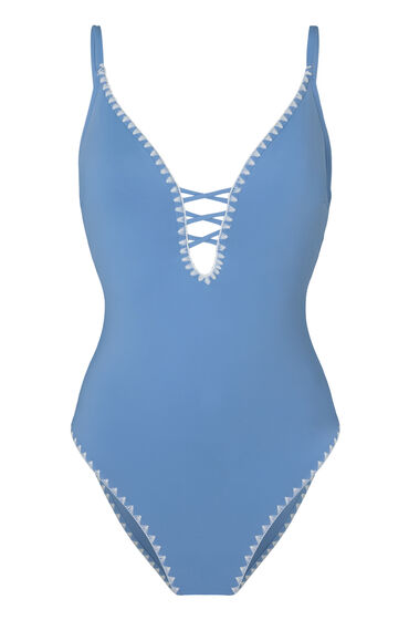 Hunkemöller Badpak Joburg Blauw - Afbeelding 2