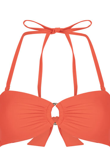 Hunkemöller Luxe Bandeau Bikinitop Rood - Afbeelding 2