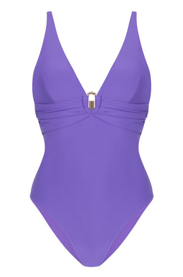 Hunkemöller Corrigerend Badpak Luxe Paars - Afbeelding 2