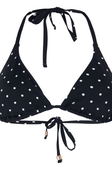 Hunkemöller Triangle Bikini Top Luxe Zwart - Afbeelding 2