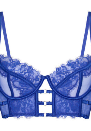 Alternative view of Hunkemöller Niet-voorgevormde longline beugel bh Nienke Blauw